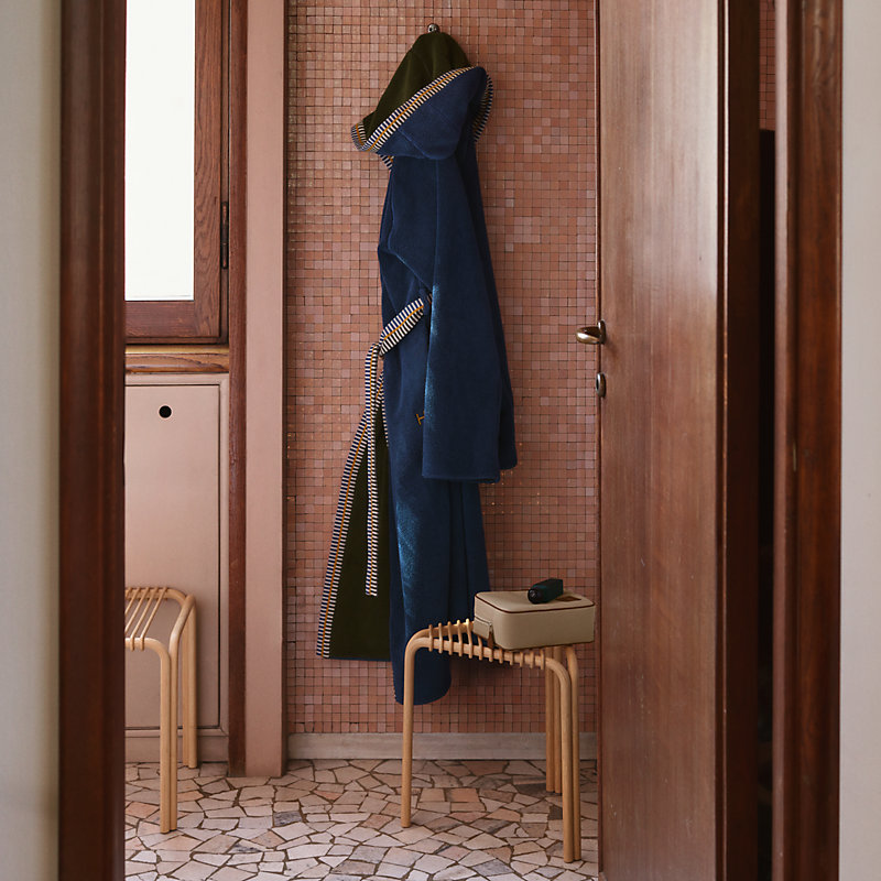 Vice Versa bathrobe - Grey | Hermès Thailand